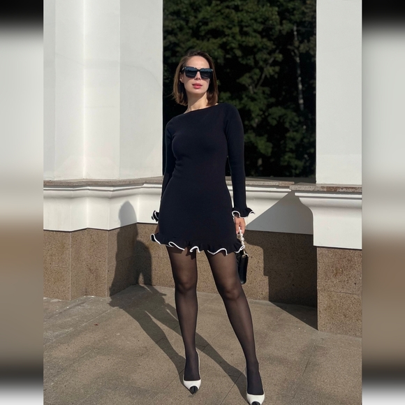 Autumn New Knitted Mini Dress For Women - Picture 5 of 8